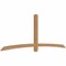 Ekena Millwork Bellingham Timber Gable Bracket, Western Red Cedar, 108"W x 40"H x 3 1/2"D x 3 1/2"F, 9/12 Pitch GBW108X40X0404BEL00SWR - alternate 5